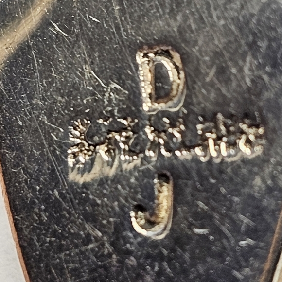 DJ Begay Navajo modernist pendant necklace charm pendant hinged Opal Onyx Inlay - Picture 4 of 4